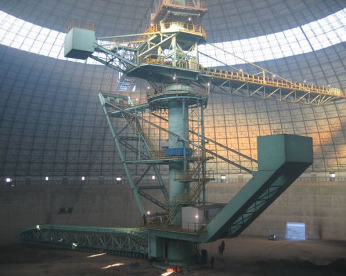 Apvalus vir&scaron;aus sukraunamas &scaron;oninis regeneravimo krautuvas ir regeneratorius